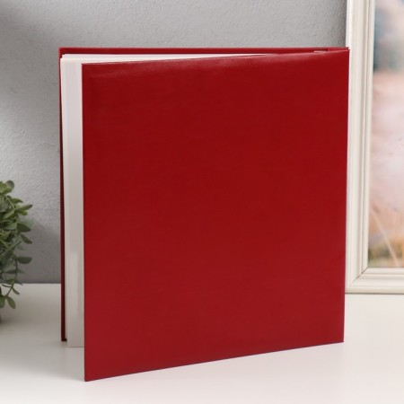 Photo album magnetic 20 sheets "Harmony" red 32.5x2.5x33.5 cm-1