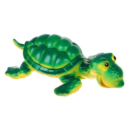Rubber toy tortoise bathtub, with a squeak, crush me-2