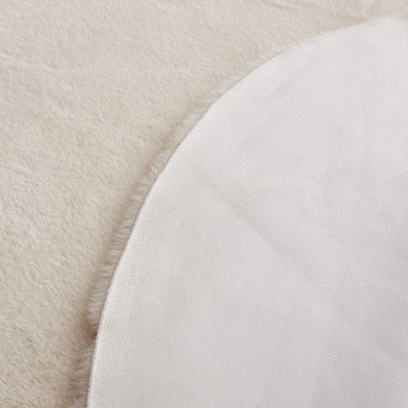 Plush mat Sofi de Marko, size 100x100 cm, beige color-3