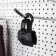 A hook with a clothespin 3x5.5 cm, (packing 50 pcs.), Black color