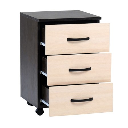 Loof cabinet for 3 boxes, 400x400x600, wenge/dairy oak-3