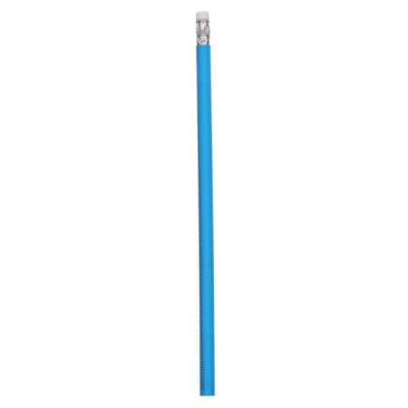 Black pencil with the eraser "ruler", hardness of HB, round body, mix-12