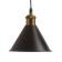 Bra "Gregory" E27 40W Black 18x18x35cm