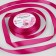 Satin tape, 12 mm × 23 ± 1 m, color amaranth No. 27
