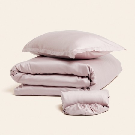 Slip on the elastic band SL Home Tencel 180*200+30 cm, col. powder-3
