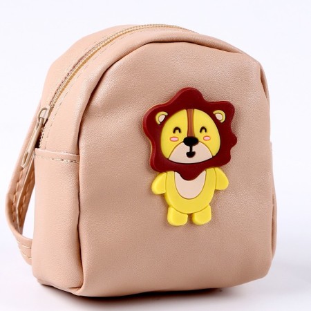 Bag for the doll "Leo", brown color-1