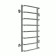 Water towel Terminus "Standard" P8, 400x800 mm, lateral connection, chromium