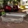 The plastic disposable container with an insoluble lid pr-K-7a, 250 ml, 21.5 × 13.5 × 7.2 cm, the color is transparent