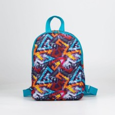 Baby backpack on lightning, blue/multi -colored color