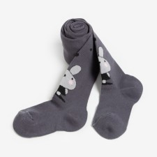 Pantyhose children, gray color, height 104-110