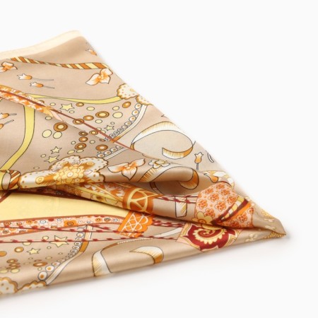 Women's scarf minku rr 70*70 cm, col. orange-1