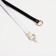 Women's belt, width 1 cm, metal buckle, white color
