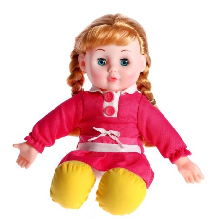 Soft doll "Sonya" 30cm, with sound, in a dress-1