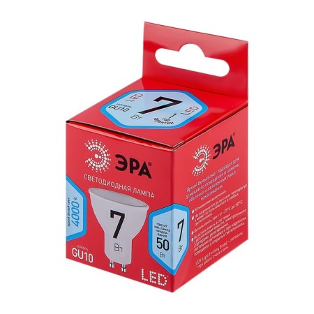 LED LED era Red Line "Sofit", 7 watts, GU10, 560 lm, 4000k, glow of white-1