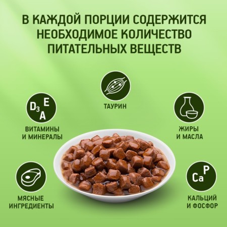Wet Kitekat food for cats, beef in sauce, spider, 85 g-4