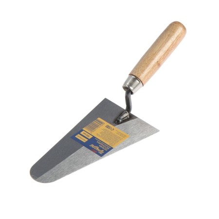 Celma of concrete worker tundra, triangular, wooden handle, 150 mm