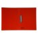 Folder with A4 clamp, 500 microns, spine 15 mm, calligrata, up to 100 sheets, red