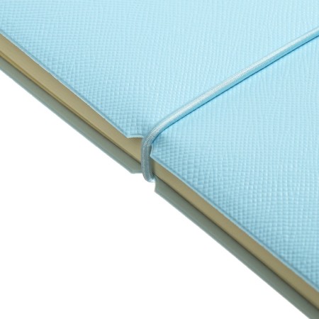 Diary of Leduced A5 136 DEVENTE sheets. Jane, soft pvc cover, elastic band, perforation, liesse, block 70, blue-5