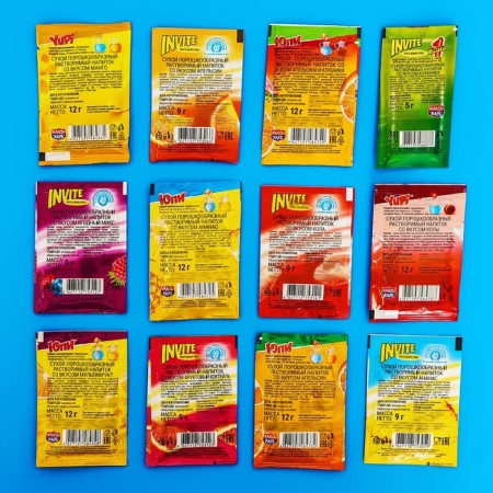 Invite soluble drink and Jupy, assorted, 12 pcs-4