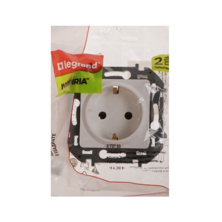 LEGRAND Inspiria socket, 2 K+ 3, 16 A, 250 V, white-2