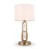 Table lamp 40W, 1HE14, 46x24 cm, brass