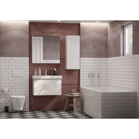 Aquaton Aston Wardrobe, 70 cm, white color-5