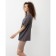 Women's T-shirt Minaku Oversize Fit: graphite color, river 52