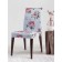 Case for the chair "Pink bouquets", decorative, velor
