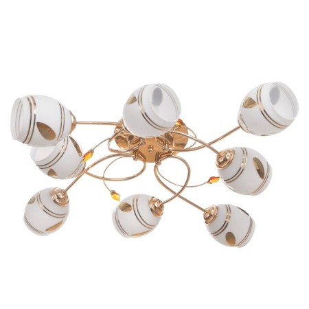 Briana chandelier 8x40W E27 Gold Model: 2800087