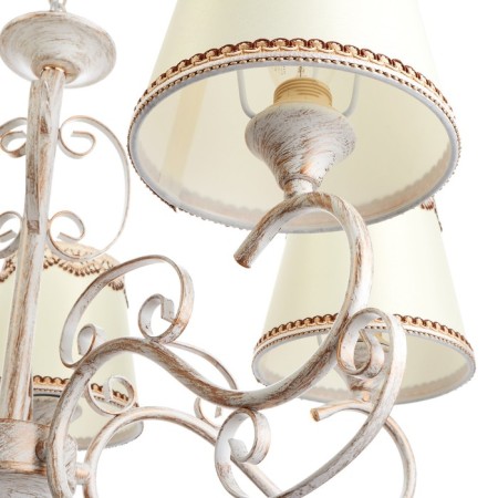 Deborah chandelier 5x40W E14 Patinated gold 65x65x65 cm Bayerlux-8