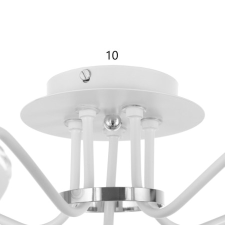 The future "Future" 5x60W E27 is white, chrome 67x67x27.5-6