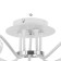The future "Future" 5x60W E27 is white, chrome 67x67x27.5