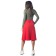 Women's skirt, size 44, red color