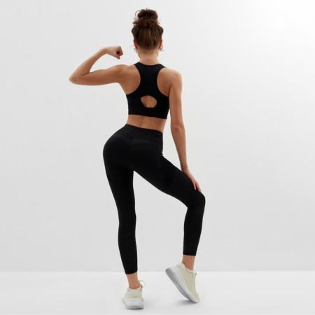 Leggings Sports Minaku: Sportly; Black color, river 44-5