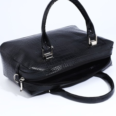 Olivi-sakvoyzh bag on lightning, a long belt, black color-6