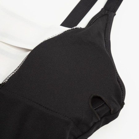Swimsuit female adhesive minku color black, size 48-10
