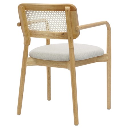 Barney chair, 555 × 570 × 800 mm, color natural wood-3