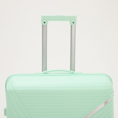 Big suitcase 28 ", lightning department, code castle, 4 wheels, mint color-4