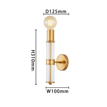 Wall lamp CEDIT 100 mm, 125 mm, E27 60W-2