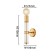 Wall lamp CEDIT 100 mm, 125 mm, E27 60W