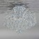 Ceiling lamp 6x60W E27, size 51x51x42 cm