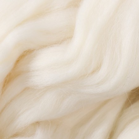 Fasting wool 100% half -toned wool 50 g (205, white)-2