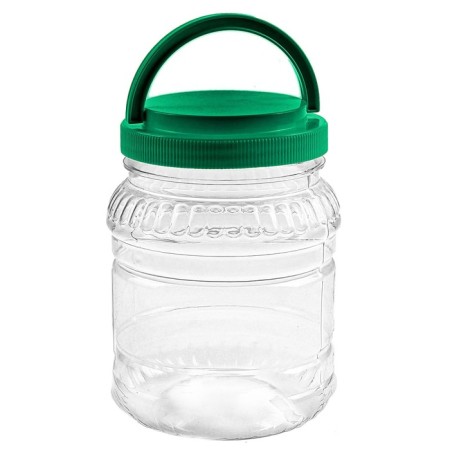 Bank for storage of products, plastic, 1.5 l, color mix-8