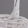 A set of baskets, 3 pcs, 45x17/46 cm, 36x14/38 cm, 27x11/30 cm, white, vine