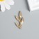 Decor for creativity Metal "Ventka with leaves" Parovature 3.6x1.5 cm