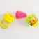 Nibbler with a textile miracle miracle miracle, yellow color, mesh - color mix
