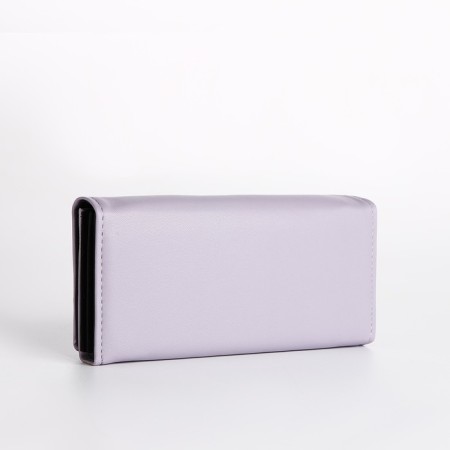 Women's wallet on magnet, lilac color-1