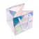 A packet for a cake with a square bottom, holographic, 30 x 30 x 30 cm