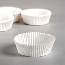 Baking uniform white, 6 x 2.5 cm