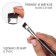 Premium makeup brush, 16.5 cm, black color